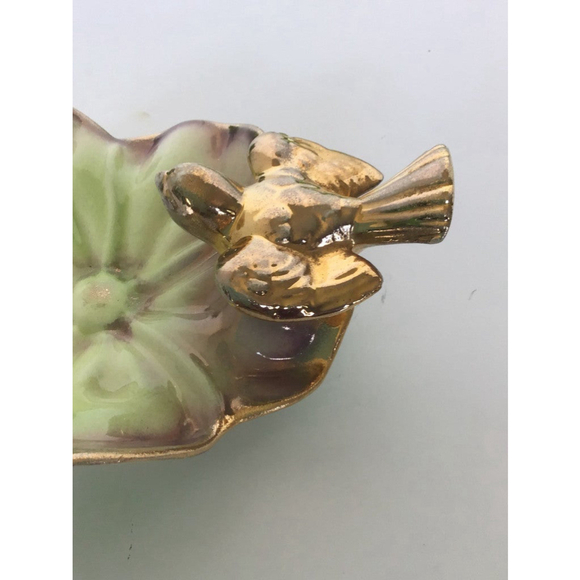 Vintage Porcelain Flower Dish made by Stewart McCulloch - Picture 7 of 7